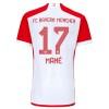 Conjunto (Camiseta+Pantalón Corto) FC Bayern de Múnich Mane 17 Primera Equipación 23-24 - Niño